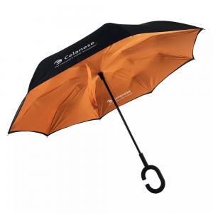 Logo printed promotional custom reverse inverted umbrella