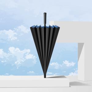 24 bone double layer long handle straight rod advertising umbrella